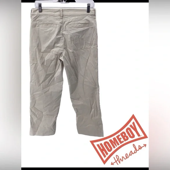 Frank & Eileen Light Beige Cropped Pants - Picture 2 of 5